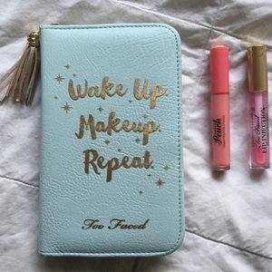 TooFaced Lip Injection and Peach Lipgloss